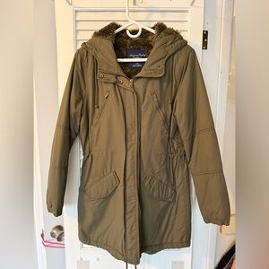 American Eagle Outfitters Women's Army Green Jacket